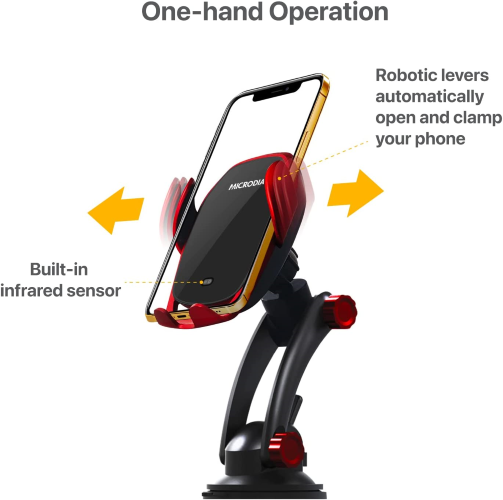 wireless car charger#color_black-red-arms