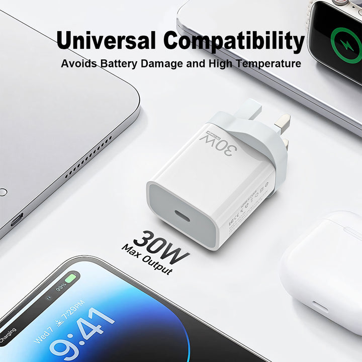 Eseekgo 30W GaN USB-C Power Delivery Wall Charger