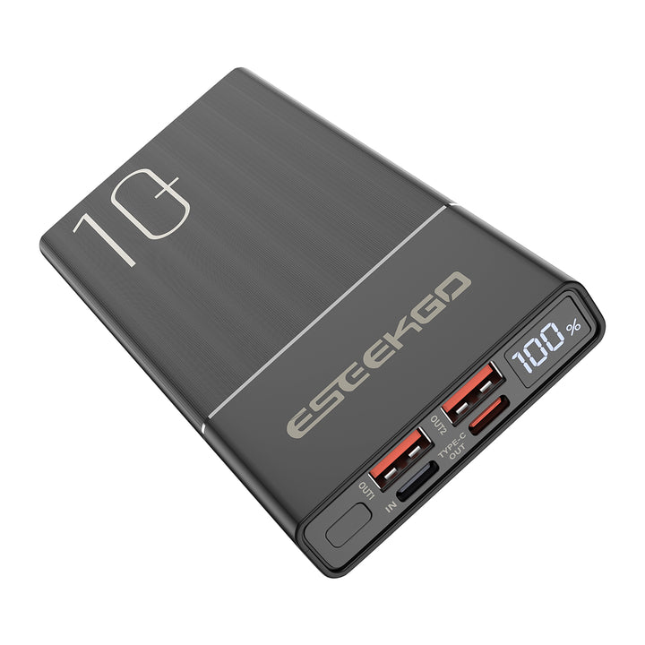 Eseekgo 10000mAh 22.5W Ultra Fast Digital Display Power Bank with FREE USB-C cable