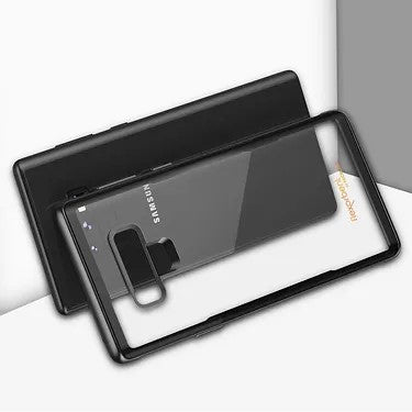 Microdia 3D-Curvi case for Samsung Note 9 with black frame and clear back