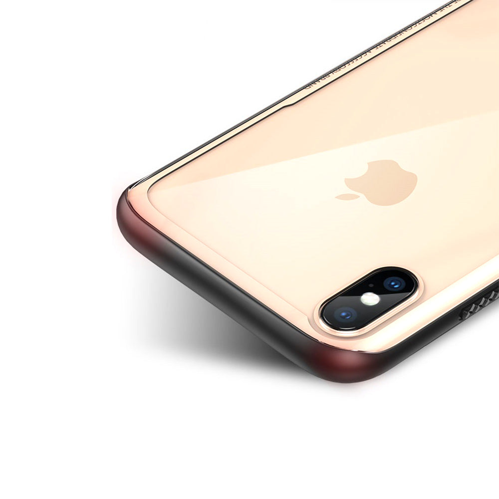 Capa protetora com absorção de choques MICRODIA 3D-CRUVI, para iPhone XS / XS Max