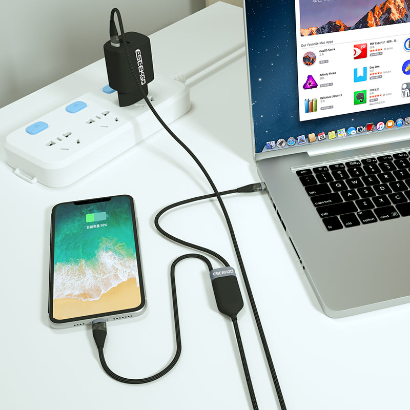 60w-LED-dual-usb-c-lightning-usb-c-braided-cable
