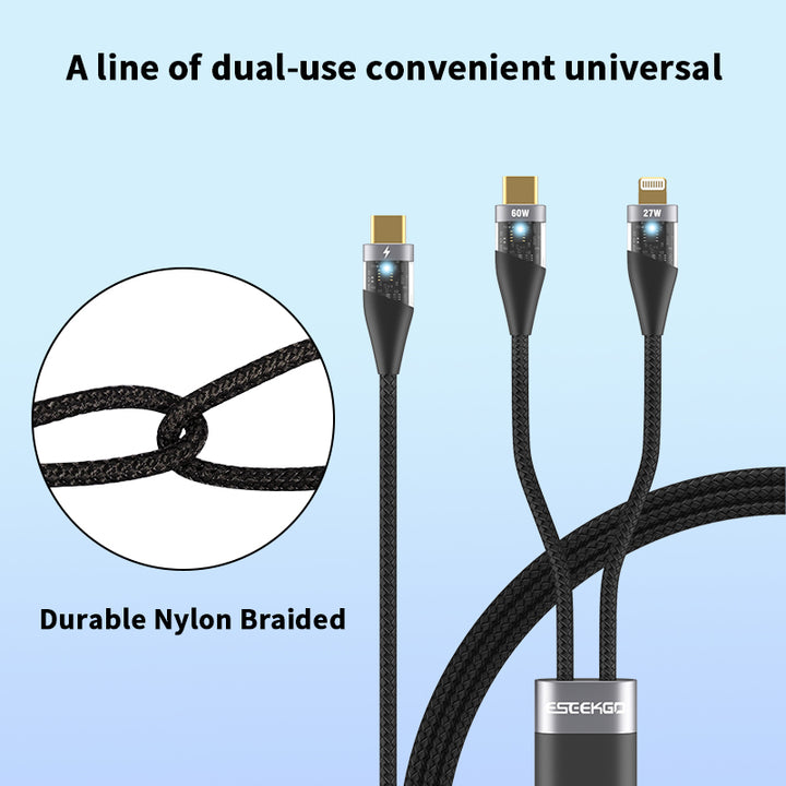 60w-LED-dual-usb-c-lightning-usb-c-braided-cable
