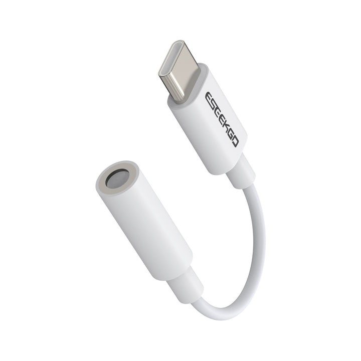 Eseekgo USB-C to 3.5mm Adapter — Hi-Fi DAC Headphone Jack Converter for iPhone, iPad, Samsung &amp; More