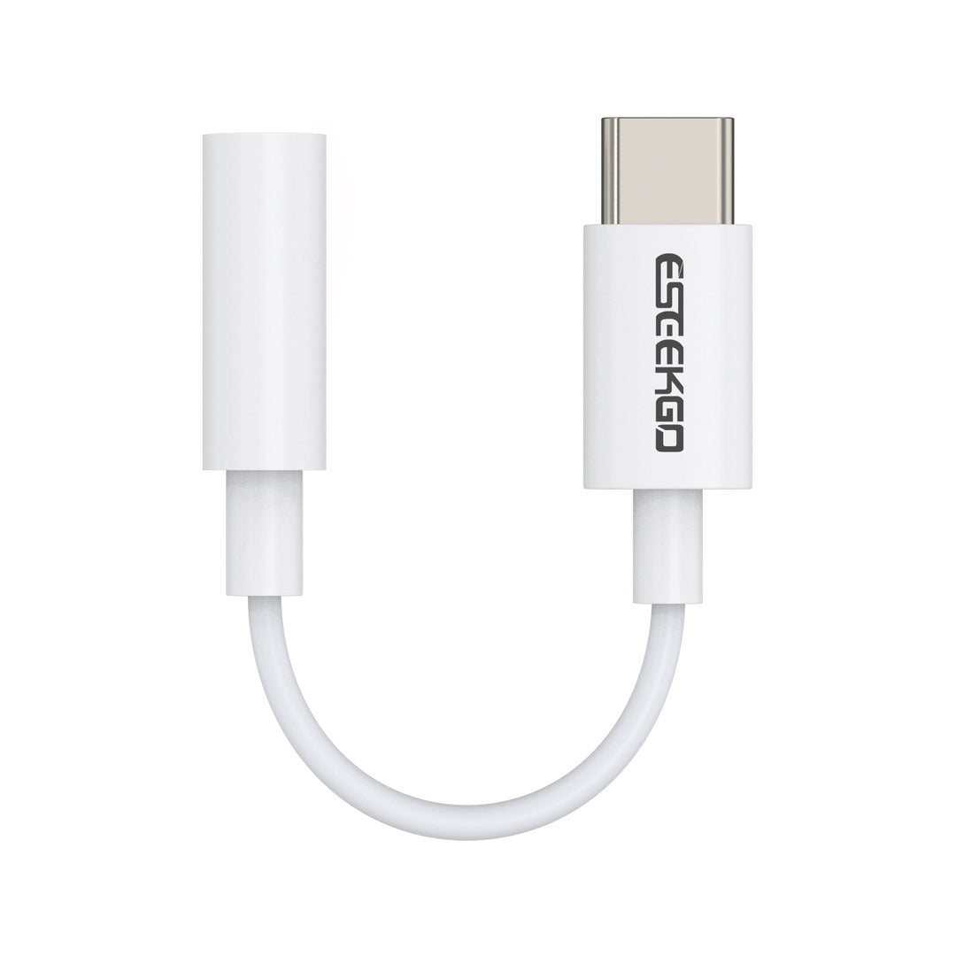 Eseekgo USB-C to 3.5mm Adapter — Hi-Fi DAC Headphone Jack Converter for iPhone, iPad, Samsung &amp; More