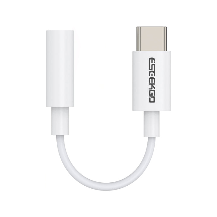Eseekgo USB-C to 3.5mm Adapter — Hi-Fi DAC Headphone Jack Converter for iPhone, iPad, Samsung &amp; More