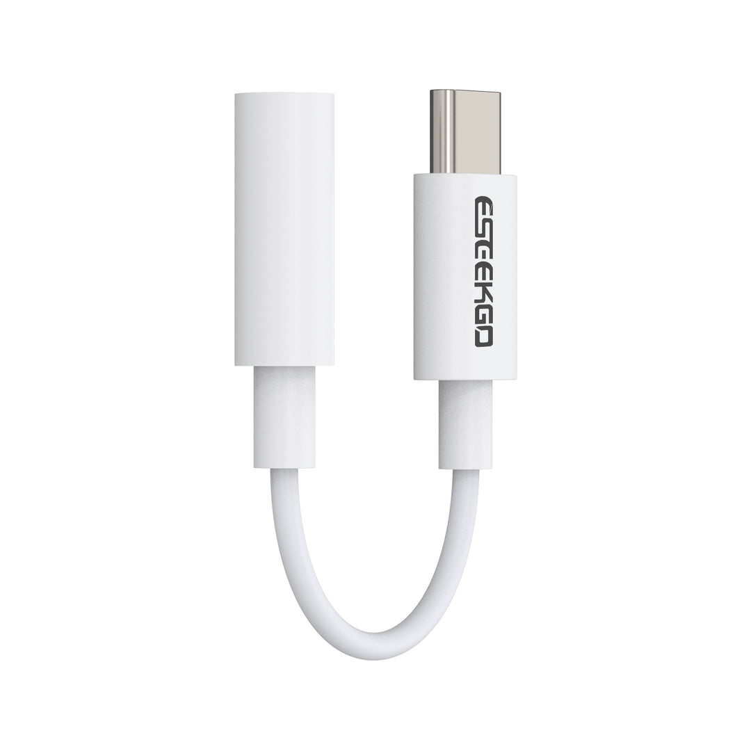 Eseekgo USB-C to 3.5mm Adapter — Hi-Fi DAC Headphone Jack Converter for iPhone, iPad, Samsung &amp; More