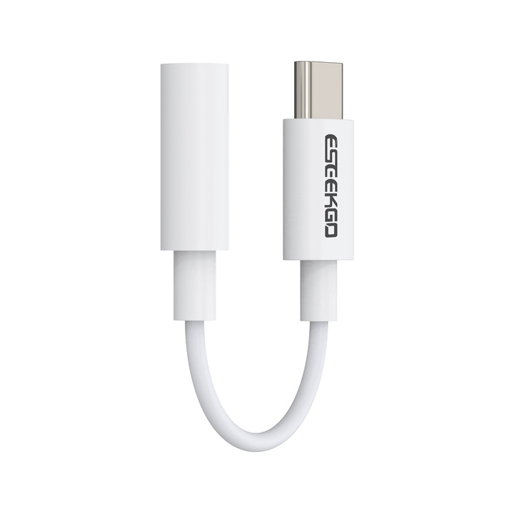 Eseekgo USB-C to 3.5mm Adapter — Hi-Fi DAC Headphone Jack Converter for iPhone, iPad, Samsung &amp; More