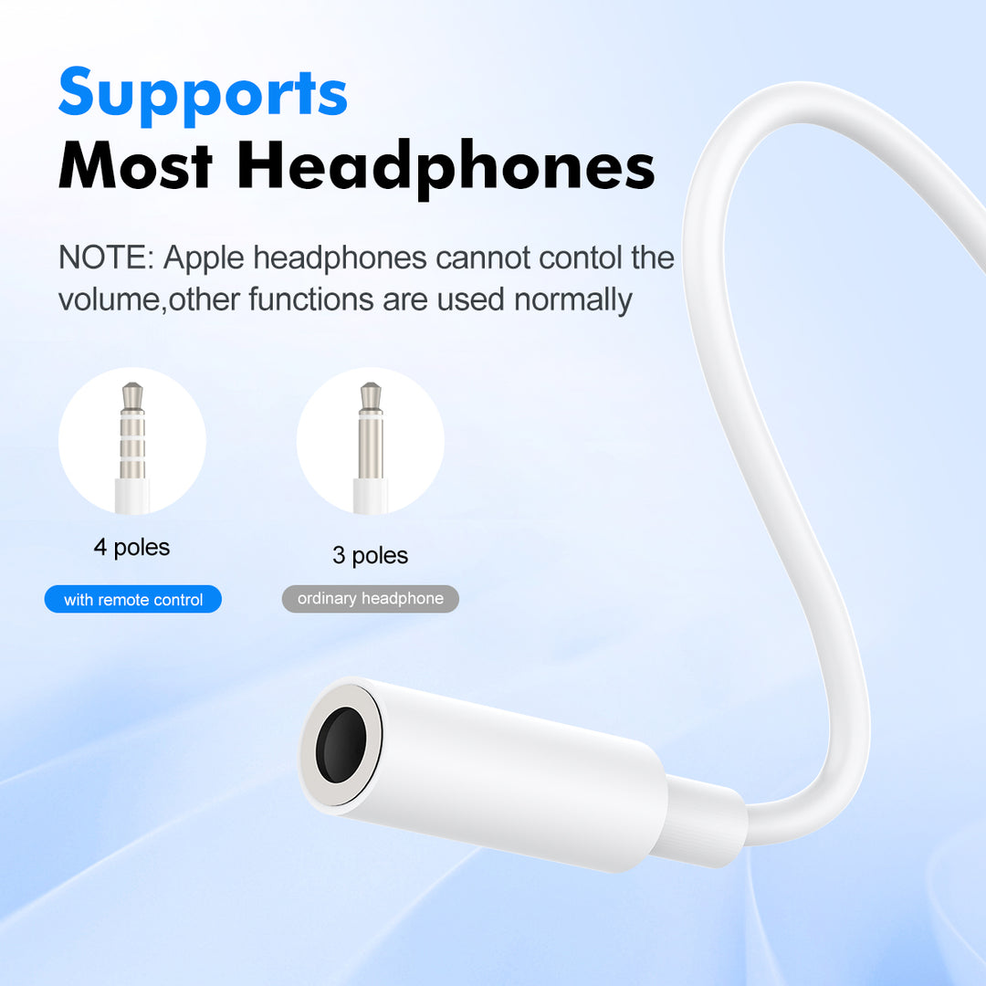 Eseekgo USB-C to 3.5mm Adapter — Hi-Fi DAC Headphone Jack Converter for iPhone, iPad, Samsung &amp; More