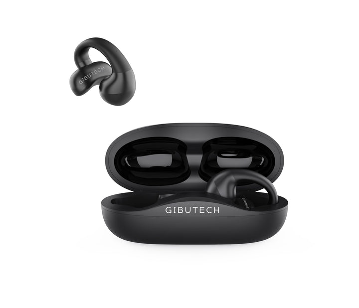 GIBUTECH Ultra Open Environmental Noise Cancellation ENC Earbud med flerpunktsforbindelse - maks. 2 enheder