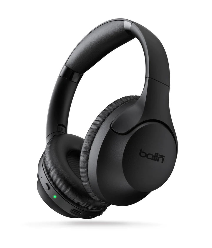 balln audio Lifestyle Pro Casque supra-auriculaire sans fil Bluetooth à réduction active du bruit avec connexion multipoint - 2 appareils maximum