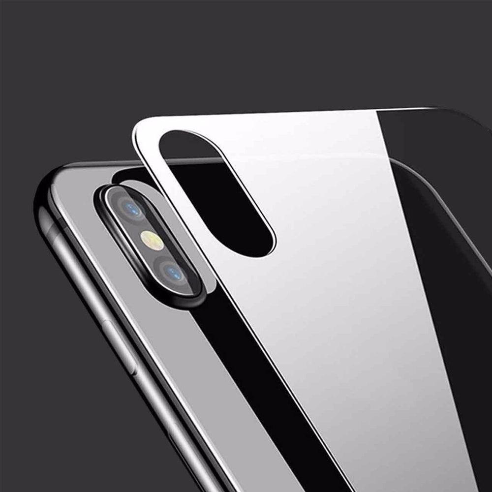 MICRODIA Flexorbent-skærmbeskyttelse til bagsiden, 0,33 mm, til iPhone XS / XS Max