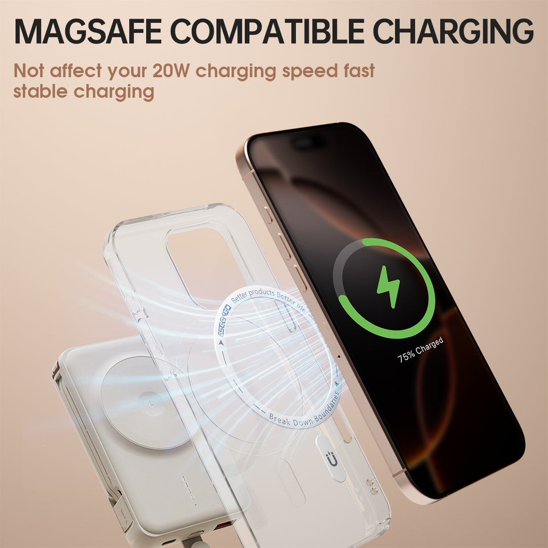 Tigowos Translucent Magnetic Phone Case For IPhone X/XS