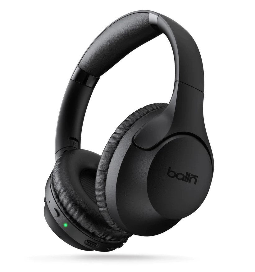 balln audio Lifestyle Pro Bluetooth Wireless Over Ear Active Noise Cancelling Headphones with multi-point connection - maximum 2 devices