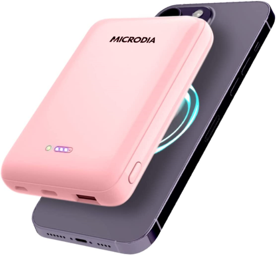 ultra-fast wireless power bank#color_pink