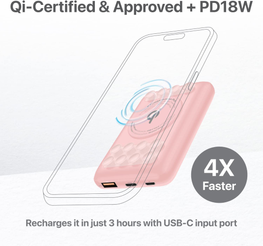 ultra-fast wireless power bank#color_pink