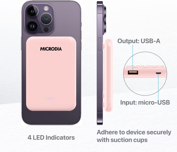 wireless power bank#color_pink