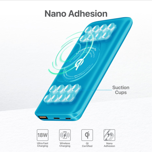 ultra-fast wireless power bank#color_blue